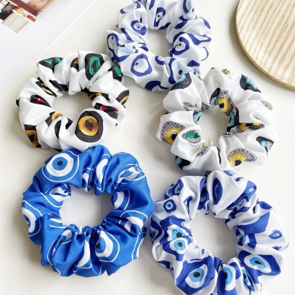 Evil Eye Scrunchies - Picture 3 of 6